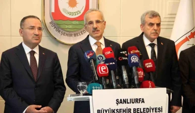 Bakan Uraloğlu Şanlıurfa’ya müjdeleri sıraladı