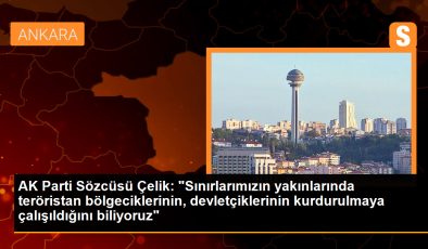 AK Parti Sözcüsü Çelik: “Sınırlarımızın yakınlarında teröristan bölgeciklerinin, devletçiklerinin kurdurulmaya çalışıldığını biliyoruz”