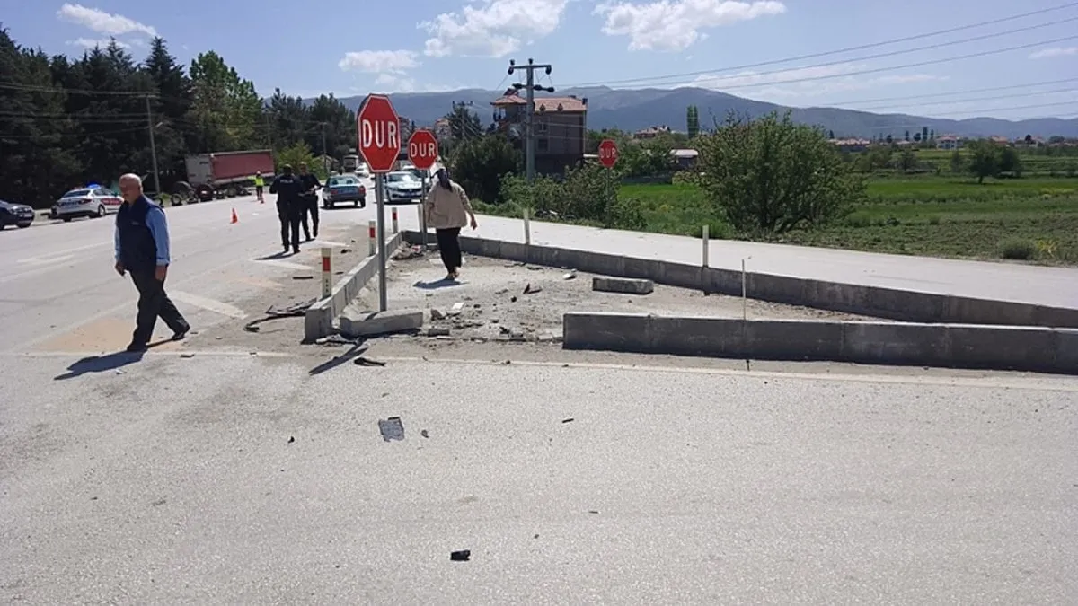 Burdur’da motosiklet sürücüsü hayatını kaybetti